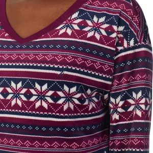 nautica ★ boysenberry fleece pajama set, two pieces